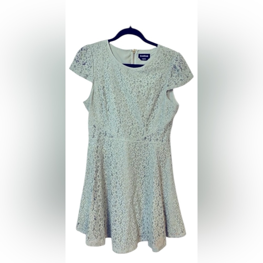BEBE mint green lace dress size 10​